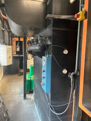 Автоматическая линия порошковой окраски BONDERITE Indufinish 1996 г. конвейер 154 м для пружин или других изделий