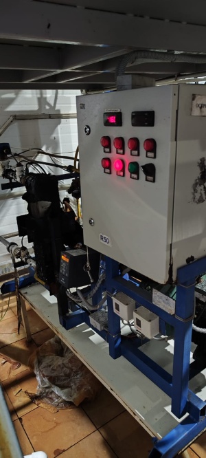 Холодильная машина для охлаждения пропиленгликоля Danfoss