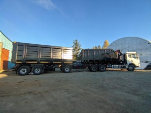 Ломовоз 30 м³ Shacman X3000 с КМУ Велмаш-С