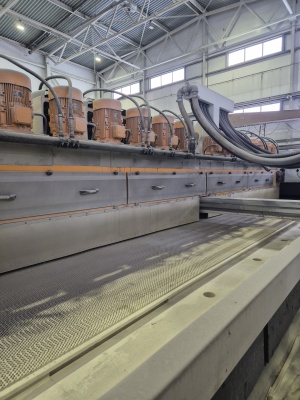 Линия для полировки плит из мрамора и гранита