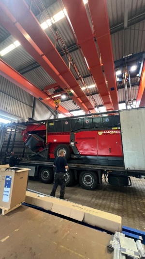 Шредер Hammel 750d дробилка Измельчитель