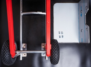 Ручная двухколесная алюминиевая тележка грузоподъемностью до 200 кг