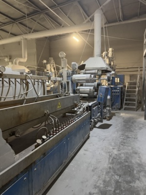 Экструдер THEYSOHN 108/118, линия для производства сайдинга