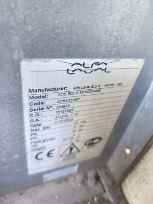 компрессорно-конденсаторный агрегат на базе воздушного конденсатора Alfa Laval