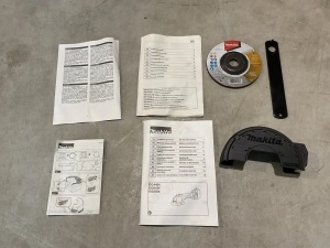 Аккумуляторный угловой шлифовальный станок (болгарка) Makita DGA504Z