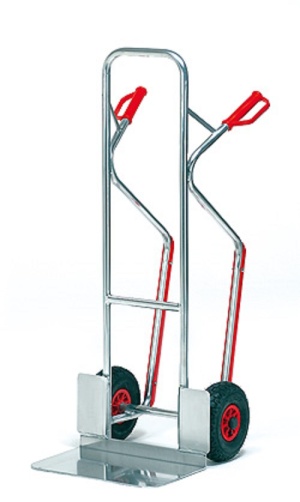 Ручная двухколесная алюминиевая тележка грузоподъемностью до 200 кг