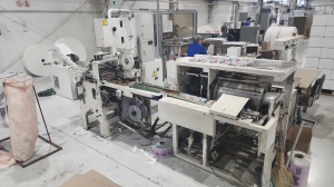 Линия производства бумажных носовых платков автоматизированная