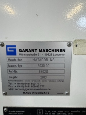 Пакетоделательная машина MATADOR NG, секция печати в 4 краски LINAFLEX NL, GARANT MASCHINEN