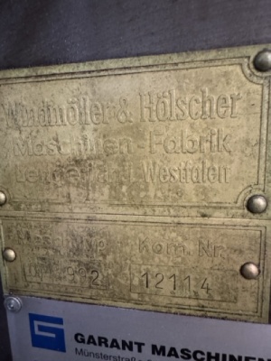 Машина термоконтактной сварки MATADOR, с секцией печати QMS992, WINDMÖLLER & HÖLSCHER