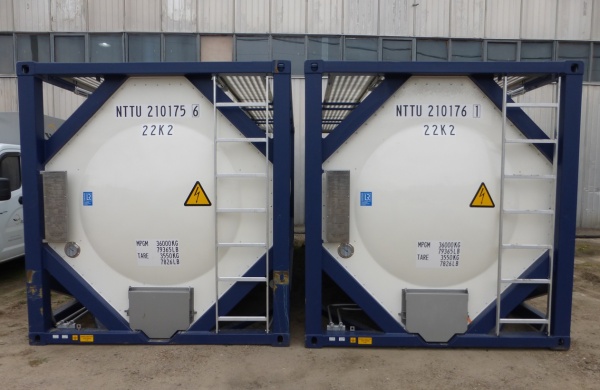 Танк-контейнер тип Т11 объём 21м3 для перевозки компонентов эмульсионных взрывчатых веществ, новый