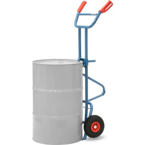 Ручная стальная тележка для перевозки бочек грузоподъемность до 300 кг