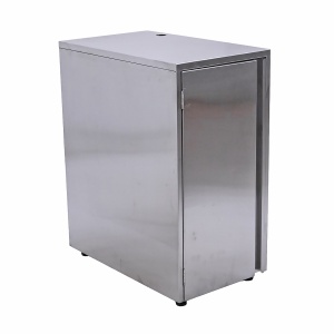 Стол-тумба из нержавеющей стали 430х700х870 расп. дверь