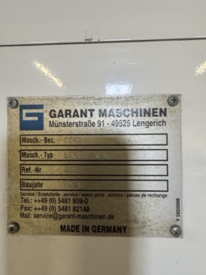 Пакетоделательная машина MATADOR NG, секция печати в 4 краски LINAFLEX NL, GARANT MASCHINEN