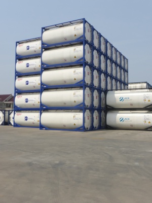 Танк-контейнер тип Т11 объём 25м3 для перевозки щелочных элементов, новый