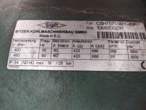 компрессорная установка Bitzer CSH7571-90Y-40P