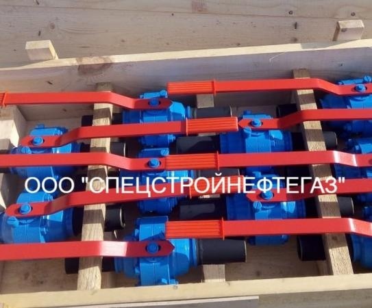 Кран шаровой Ду50, Ру8,0 надземный, с ручным приводом