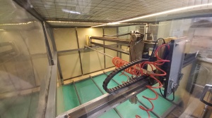 Покрасочный станок ЧПУ с герметичной камерой