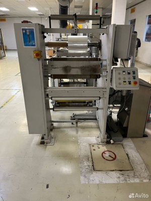 Линия пакетов в рулоне с завязками