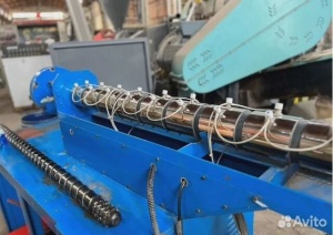 Шнек с гильзой 70 мм для Экструдера новый Тайвань Шнек с гильзой 70 мм для Экструдера н