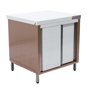 Стол производственный HICOLD НСЗК-8/7, двери-купе (800х700х850)