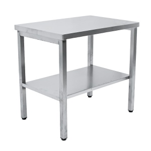 Стол производственный 900х600х840 труба, полка