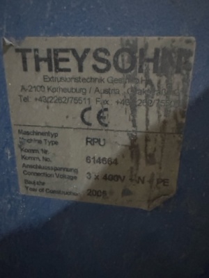 Экструдер THEYSOHN 108/118, линия для производства сайдинга