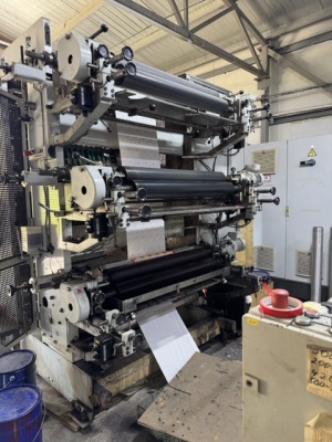 Флексографическая печатно-резательная машина HOLWEG CTV 2-100, 3 цвета