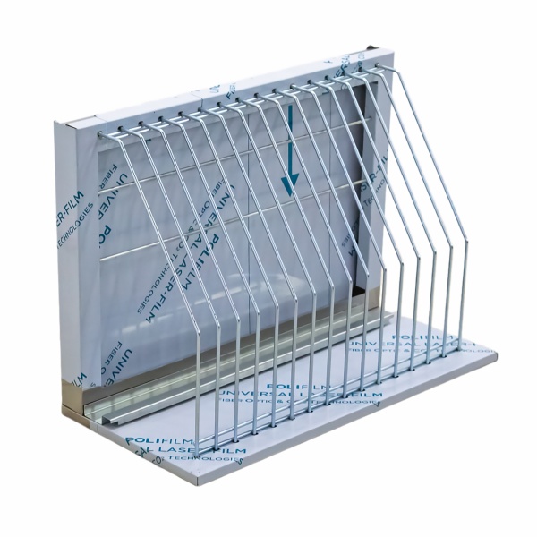 Полка навесная для крышек 600х430х290 (15 секций)