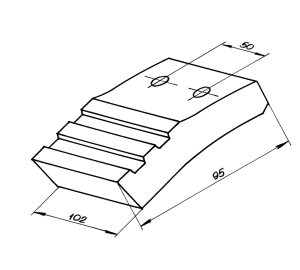 Бильная лопасть AWE (HL)
