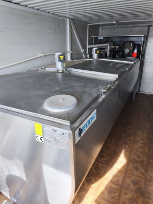 мобильный модуль для приемки и охлаждения молока на базе танка Packo OM/DX объемом 3400 литров