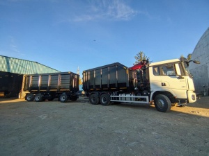 Ломовоз 30 м³ Shacman X3000 с КМУ Велмаш-С