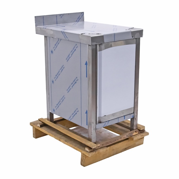 Стол-тумба из нержавеющей стали Cryspi Chef СРП Ш Р 5/7 ЛО (500х700х850) расп.двери