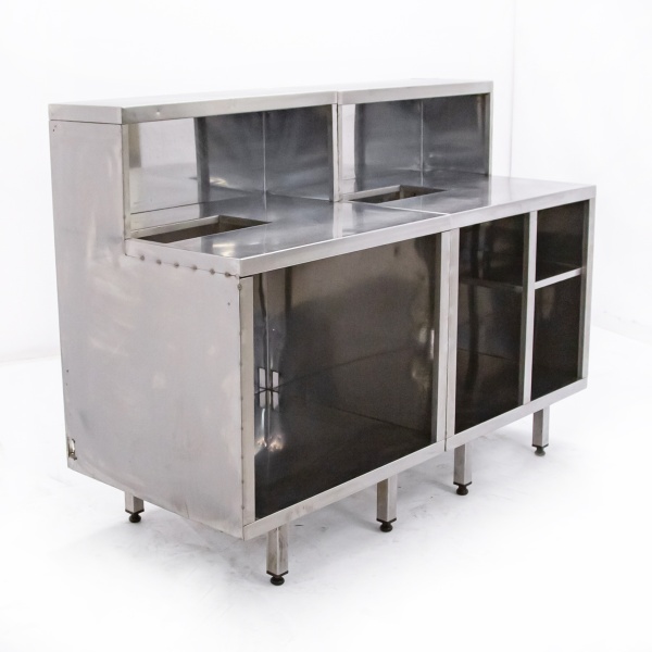 Стол производственный 1615х700х1200 с надстройкой