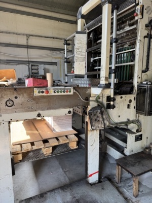 Флексографическая печатно-резательная машина HOLWEG CTV 2-100, 3 цвета