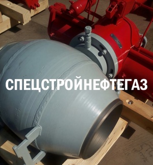 Краны шаровые с пневмогидроприводом DN150-500 PN 8,0 - 16,0 МПа