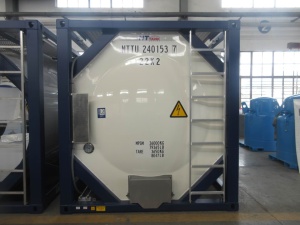 Танк-контейнер тип Т11 объём 24м3 для перевозки кислоты, новый