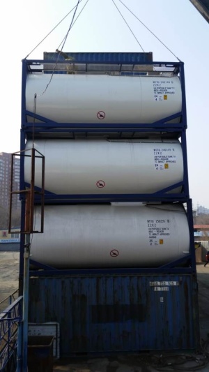 Танк-контейнер тип Т11 объём 24м3 для перевозки растворителей, новый