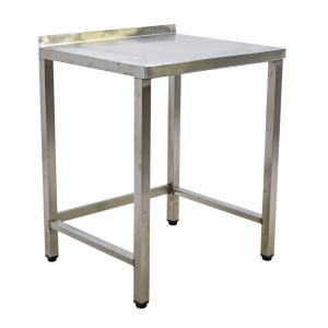 Стол производственный с бортом 700х600х850 труба, обвязка