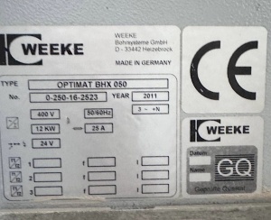 Сверлильно-присадочный станок с фрезером WEEKE BHX050