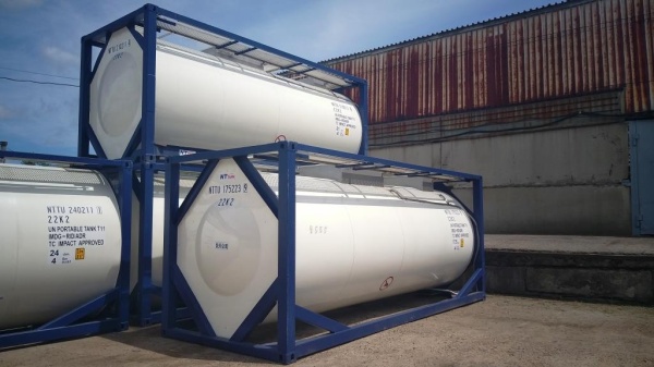 Танк-контейнер тип Т11 объём 18м3 для перевозки компонентов эмульсионных взрывчатых веществ, новый