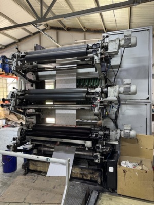 Флексографическая печатно-резательная машина HOLWEG CTV 2-100, 3 цвета