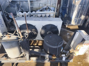 компрессорно-конденсаторный агрегат на базе воздушного конденсатора Alfa Laval