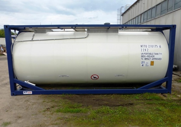 Танк-контейнер тип Т11 объём 21м3 для перевозки нефтехимической продукции, новый