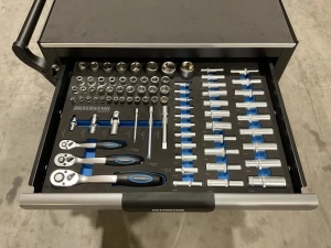 Профессиональная тележка-шкаф с набором инструментов 11640 Silverstahl Limited Edition