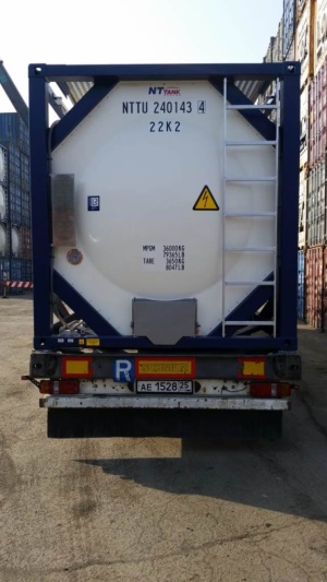 Танк-контейнер тип Т11 объём 24м3 для перевозки спиртосодержащей продукции, новый