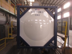 Танк-контейнер тип Т11 объём 25м3 для перевозки щелочных элементов, новый