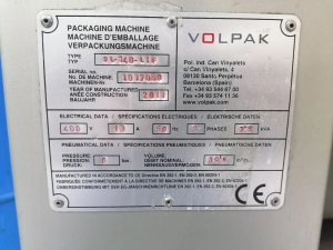 автомат Дой-Пак VOLPAK SL-140-L1F с боковым штуцером