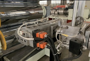 Плоскощелевой экструдер для ПП, ПС пленки (листа)