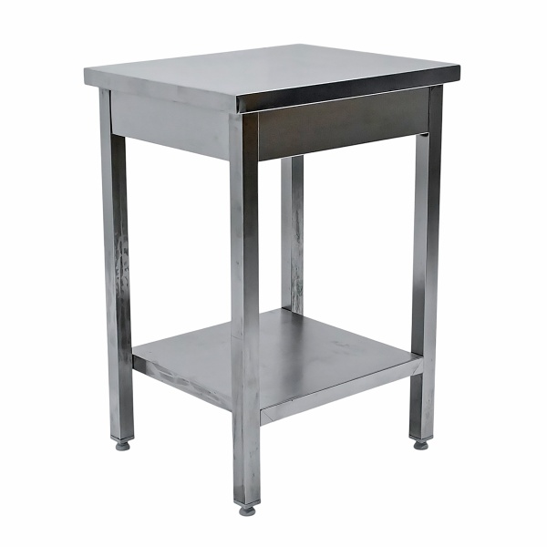 Стол производственный 600х500х850 труба, полка