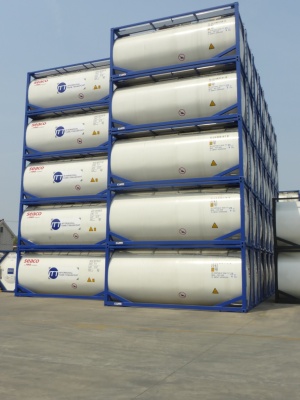 Танк-контейнер тип Т11 объём 25м3 для перевозки солевых растворов, новый